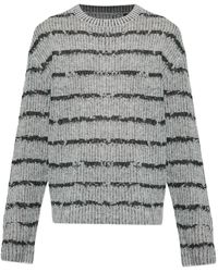 AllSaints - Dissolved Striped Sweater - Lyst