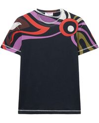 Emilio Pucci - T-shirt con stampa Marmo - Lyst