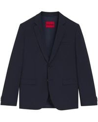 HUGO - Single-Breasted Blazer - Lyst