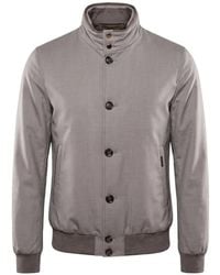 Moorer - Janos Button-Fastening Bomber Jacket - Lyst