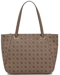Guess - Monogram Tote Bag - Lyst