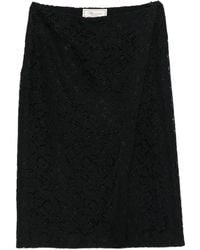 Blumarine - Gonna Midi A Fiori - Lyst