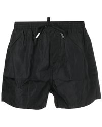 DSquared² - Logo-Print Swim Shorts - Lyst