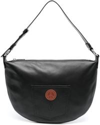 Moschino - Adjustable Leather Shoulder Bag - Lyst