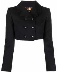 Dolce & Gabbana - Double-breasted Cropped Jacket - Lyst