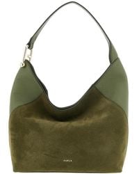 Furla - Medium Lara Logo-Lettering Shoulder Bag - Lyst