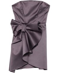 Viktor & Rolf - Bow-Embellishment Mini Dress - Lyst
