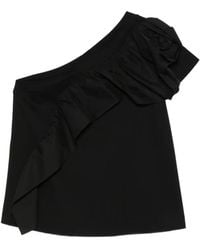 Psophia - Ruffled One-Shoulder Top - Lyst