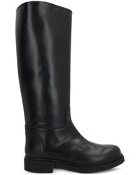 LEGRES - Leather Knee Boots - Lyst