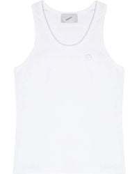 Coperni - Logo-Embroidered Cotton Top - Lyst