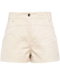 IRO - Shaima Cut-out Cotton Shorts - Lyst