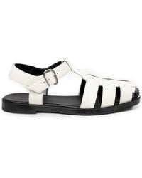 HUGO - Buckle-Fastening Caged Sandals - Lyst