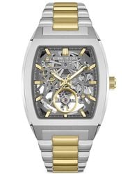 Kenneth Cole - Skeleton-Dial Tonneau-Face 40Mm Watch - Lyst