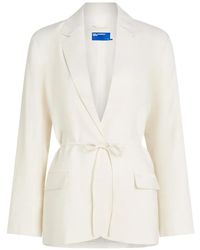 KARL LAGERFELD - Tie-Waist Blazer - Lyst