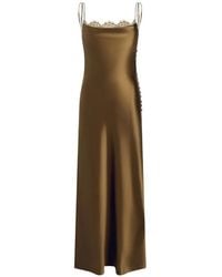 Adam Lippes - Blake Lace-Trimmed Maxi Dress - Lyst