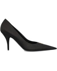 Balenciaga - Leather Avenue Bb Editor 90 Pumps - Lyst