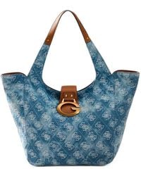 Guess - Camden Monogram-Pattern Tote Bag - Lyst