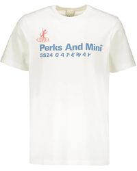 Perks And Mini - Crew-Neck Logo-Printed T-Shirt - Lyst