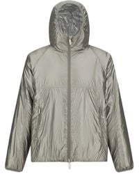 Herno - Veste Métallisée À Capuche - Lyst