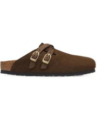 Birkenstock - Blair Buckle-Fastening Suede Mules - Lyst