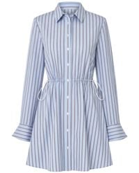 Toccin - Kirby Striped Shirt Mini Dress - Lyst