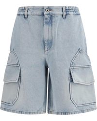 Loewe - X Paula's Ibiza Denim Cargo Shorts - Lyst