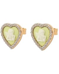 Cameo & Beyond - Cherubs Stud Earrings - Lyst