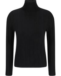 Allude - Ribbed-Knit Jumper - Lyst
