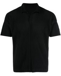 Homme Plissé Issey Miyake - Basics Plissé Polo Shirt - Lyst