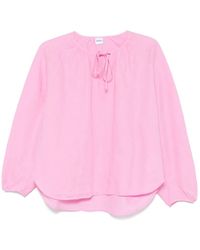 Aspesi - Linen Blouse - Lyst