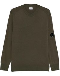 C.P. Company - Lens-Detail Crew-Neck Sweater - Lyst
