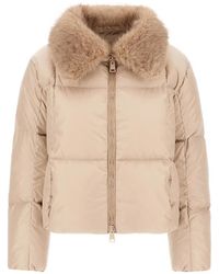 Herno - Steppjacke Mit Faux-Fur-Kragen - Lyst