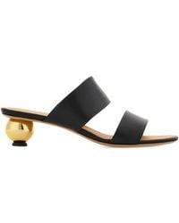 Ferragamo - 40Mm Bauble Heel-Detail Sandals - Lyst