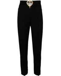 Moschino - Tailored Crepe Trousers - Lyst