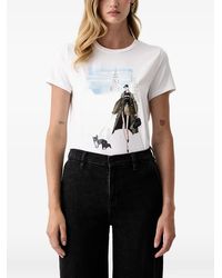 DKNY - Graphic-Print T-Shirt - Lyst