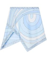 PUCCI - Iride-Print Silk Scarf Skirt - Lyst