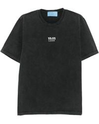 11 11 L.U.C.K. - Logo-Print T-Shirt - Lyst
