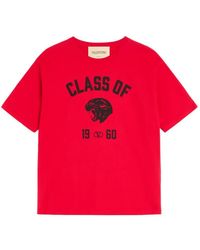 Valentino Garavani - Cotton T-Shirt With Panther Print - Lyst