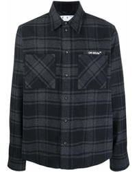 Off-White c/o Virgil Abloh - Off White Shirts Grey - Lyst