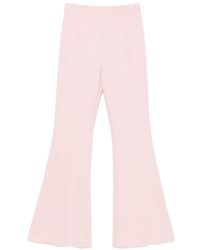 ViCOLO - Elasticated-Waist Flared Trousers - Lyst