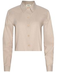 L'Agence - Cosette Striped Shirt - Lyst