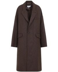 Maison Margiela - Oversized Wrap Coat - Lyst