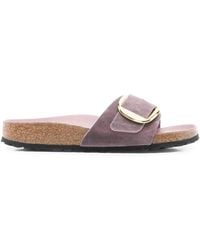 Birkenstock - Madrid Big Buckle, Oiled Leather Shoes - Lyst