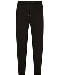Dolce & Gabbana - Logo-Patch Drawstring-Waist Track Pants - Lyst