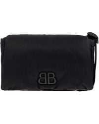 Balenciaga - Nylon Small Monaco Crossbody Bag - Lyst
