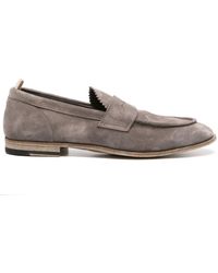 Officine Creative - Solitude 001 Suede Penny Loafers - Lyst