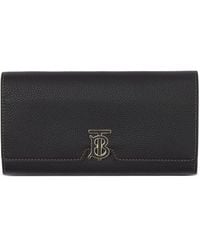Burberry - Monogram-plaque Continental Leather Wallet - Lyst