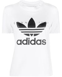 Conner Ives - T-shirt en coton à logo imprimé - Lyst