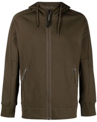 C.P. Company - Goggle-detail Zip-up Hoodie - Lyst