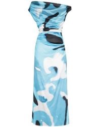 STAUD - Vestido Phare Con Cinturón - Lyst